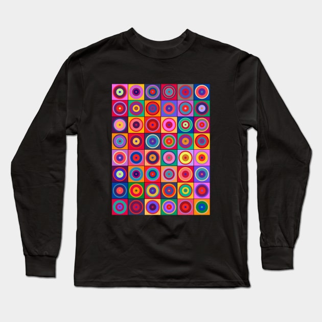 Kandinsky No. 105 Long Sleeve T-Shirt by RockettGraph1cs